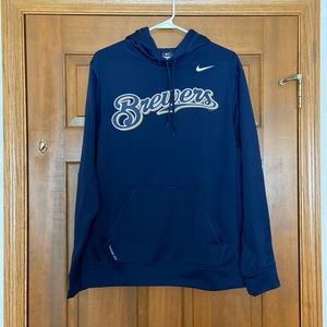 Nike Milwaukee Brewers Sweatshirt, Size Medium